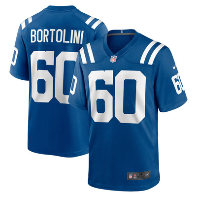 Indianapolis Colts Tanor Bortolini Nike Royal Game Jersey