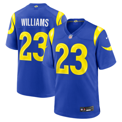 Los Angeles Rams Kyren Williams Nike Royal Team Game Player Jersey