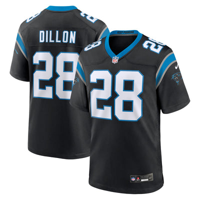 Carolina Panthers AJ Dillon Nike Black Team Game Jersey