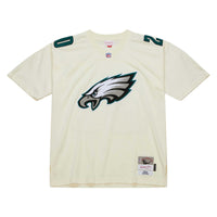 Philadelphia Eagles Brian Dawkins Mitchell & Ness Cream Chainstitch Legacy Jersey
