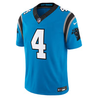 Carolina Panthers Tetairoa McMillan Nike Blue Alternate Vapor F.U.S.E. Stitched Limited Jersey