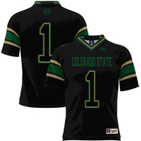 #1 Colorado State Rams GameDay Greats Endzone Football Jersey - Black