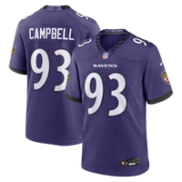 Baltimore Ravens Calais Campbell Nike Purple Team Game Jersey
