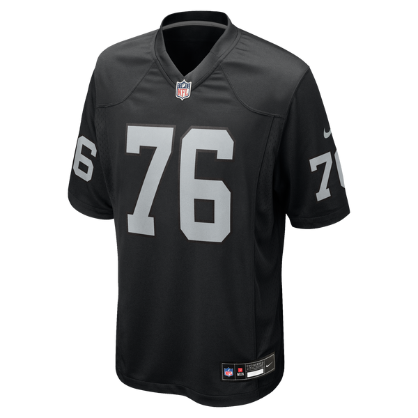 Las Vegas Raiders Caleb Rogers Nike Black Team Game Jersey