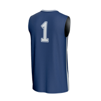 #1 Emory Eagles GameDay Greats Lightweight Collegiate Basketball Fashion Jersey - Blue