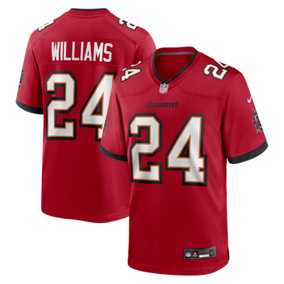 Tampa Bay Buccaneers Cadillac Williams Nike Red Game Retired Player Jersey