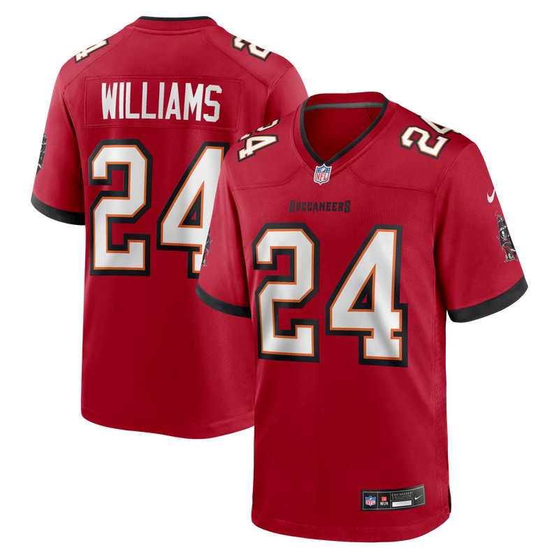 Tampa Bay Buccaneers Cadillac Williams Nike Red Game Retired Player Jersey