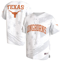 Texas Longhorns GameDay Greats Lightweight Collegiate Baseball Americana Fashion Jersey - White