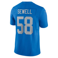 Detroit Lions Penei Sewell Nike Blue Vapor F.U.S.E. Alternate Limited Jersey
