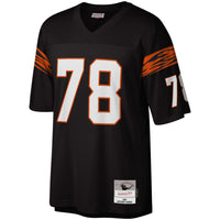Cincinnati Bengals Anthony Muñoz Mitchell & Ness Black Legacy Replica Jersey