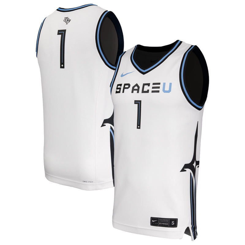 UCF Knights Nike Space Game Replica Basketball Jersey - White