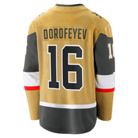 Vegas Golden Knights Pavel Dorofeyev Fanatics Gold Premier Breakaway Player Jersey