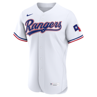 Texas Rangers Nike White Home Authentic Custom Jersey