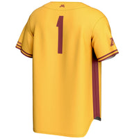 #1 Minnesota Golden Gophers GameDay Greats Lightweight Baseball Jersey - Gold
