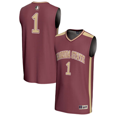 #1 Florida State Seminoles GameDay Greats Lightweight Collegiate Basketball Fashion Jersey - Garnet
