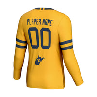 West Virginia Mountaineers GameDay Greats NIL Pick-A-Player Lightweight Volleyball Jersey - Gold
