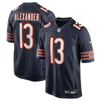 Chicago Bears Maurice Alexander Nike Navy Team Game Jersey