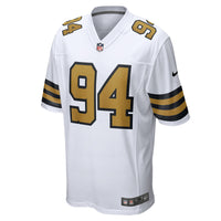 New Orleans Saints Cameron Jordan Nike White Alternate Game Jersey