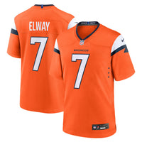 Denver Broncos John Elway Nike Orange Team Retired Player Game Jersey