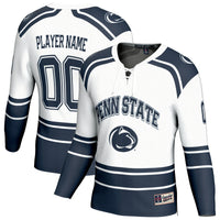 Penn State Nittany Lions GameDay Greats NIL Pick-A-Player Ice Hockey Fashion Jersey - White