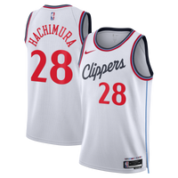 Los Angeles Clippers Nike Replica Association Edition Swingman Jersey - White - Rui Hachimura