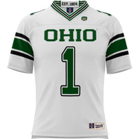 #1 Ohio Bobcats GameDay Greats Football Jersey - White