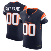 Denver Broncos Nike Navy Alternate Vapor F.U.S.E. Elite Custom Jersey