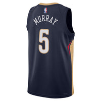 New Orleans Pelicans Nike Icon Edition Swingman Jersey - Navy - Dejounte Murray