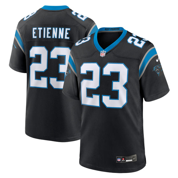 Carolina Panthers Trevor Etienne Nike Black Team Game Jersey