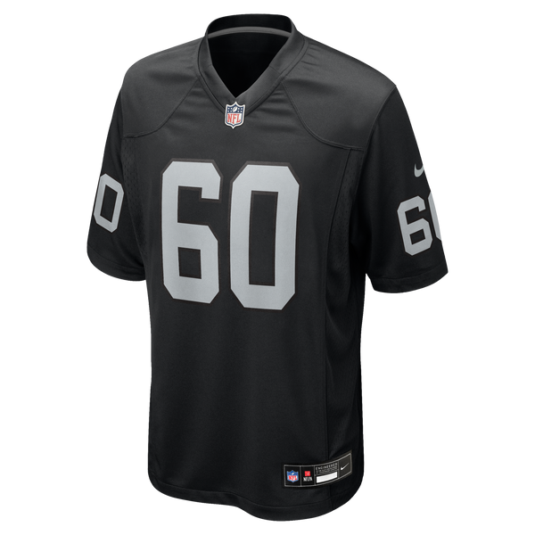 Las Vegas Raiders Charles Grant Nike Black Team Game Jersey