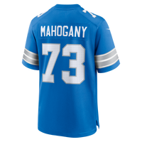 Detroit Lions Christian Mahogany Nike Blue Team Game Jersey