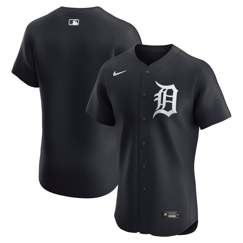 Detroit Tigers Nike Navy Alternate 2 Elite Jersey