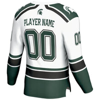 Michigan State Spartans GameDay Greats Ice Hockey NIL Pick-A-Player Jersey - White