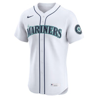 Seattle Mariners Julio Rodríguez Nike White Home Elite Jersey