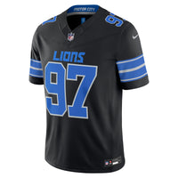 Detroit Lions Aidan Hutchinson Nike Black Alternate Vapor F.U.S.E. Stitched Limited Jersey