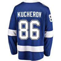 Tampa Bay Lightning Nikita Kucherov Fanatics Blue Breakaway Jersey