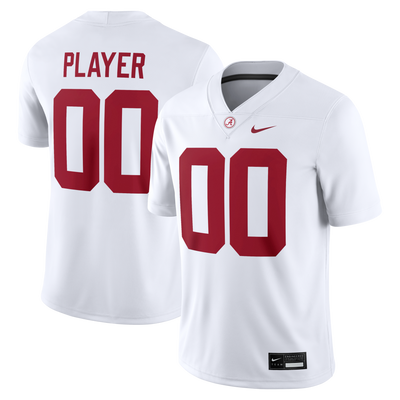 Alabama Crimson Tide Nike NIL Pick-A-Player Game Jersey - White