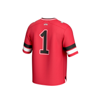 #1 Valdosta State Blazers GameDay Greats Lightweight Collegiate Football Fashion Jersey - Red