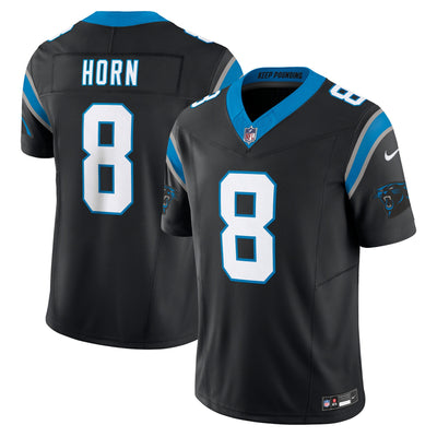Carolina Panthers Jaycee Horn Nike Black Vapor F.U.S.E. Limited Jersey