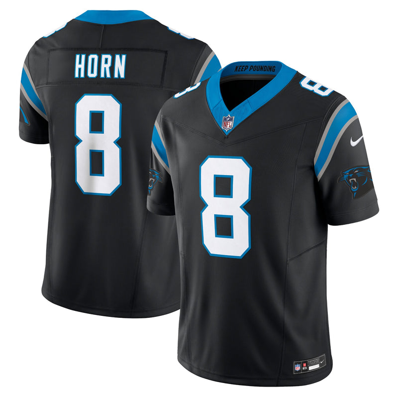 Carolina Panthers Jaycee Horn Nike Black Vapor F.U.S.E. Limited Jersey