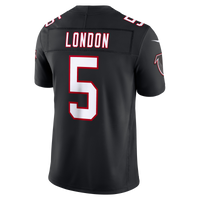 Atlanta Falcons Drake London Nike Black Alternate Throwback Vapor F.U.S.E. Stitched Limited Jersey