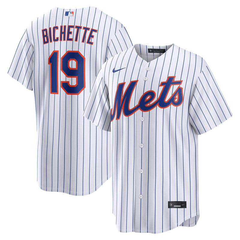 New York Mets Bo Bichette Nike White Home Replica Jersey