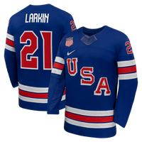 Dylan Larkin Nike Royal US Hockey 2026 Home Replica Jersey