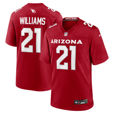Arizona Cardinals Garrett Williams Nike Cardinal Game Jersey