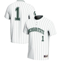 #1 Michigan State Spartans GameDay Greats Lightweight Softball Jersey - White