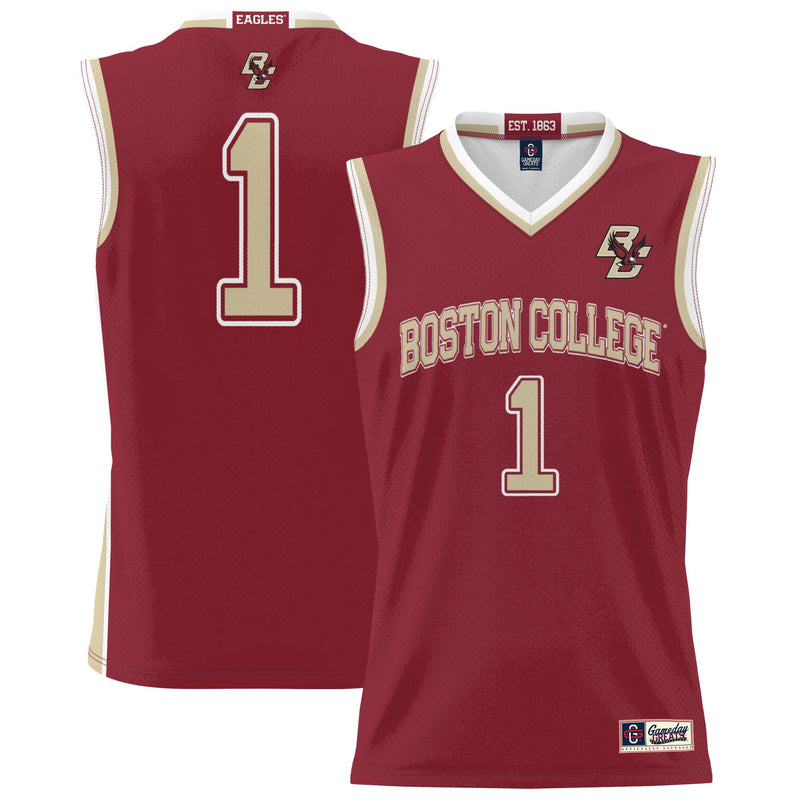 #1 Boston College Eagles GameDay Greats Lightweight Basketball Jersey - Cardinal