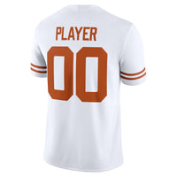 Texas Longhorns Nike NIL Pick-A-Player Game Jersey - White