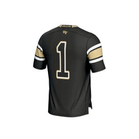 #1 Wake Forest Demon Deacons GameDay Greats Lightweight Football Fashion Jersey - Black