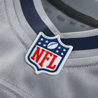 Seattle Seahawks Nike Gray 2025 Rivalries Collection Custom Game Jersey