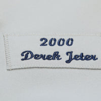 New York Yankees Derek Jeter Mitchell & Ness Gray Cooperstown Collection 2000 World Series Authentic Jersey
